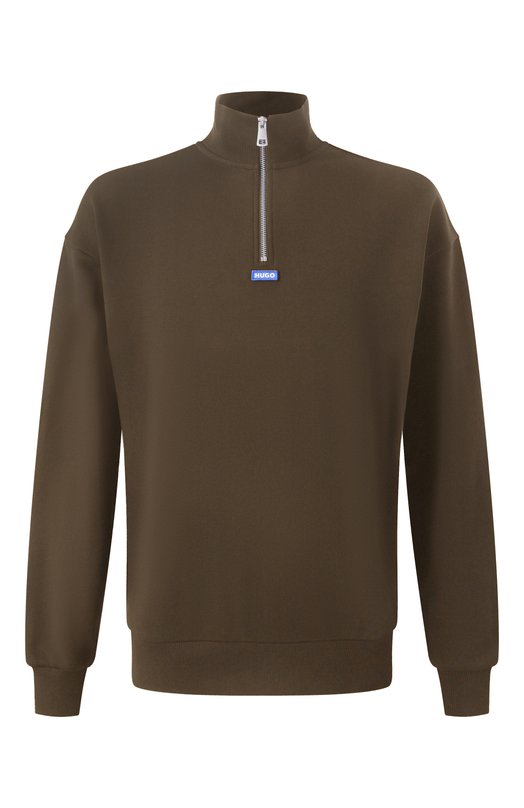 Хлопковый анорак HUGO Blue 50522367 Коричневый 50522367