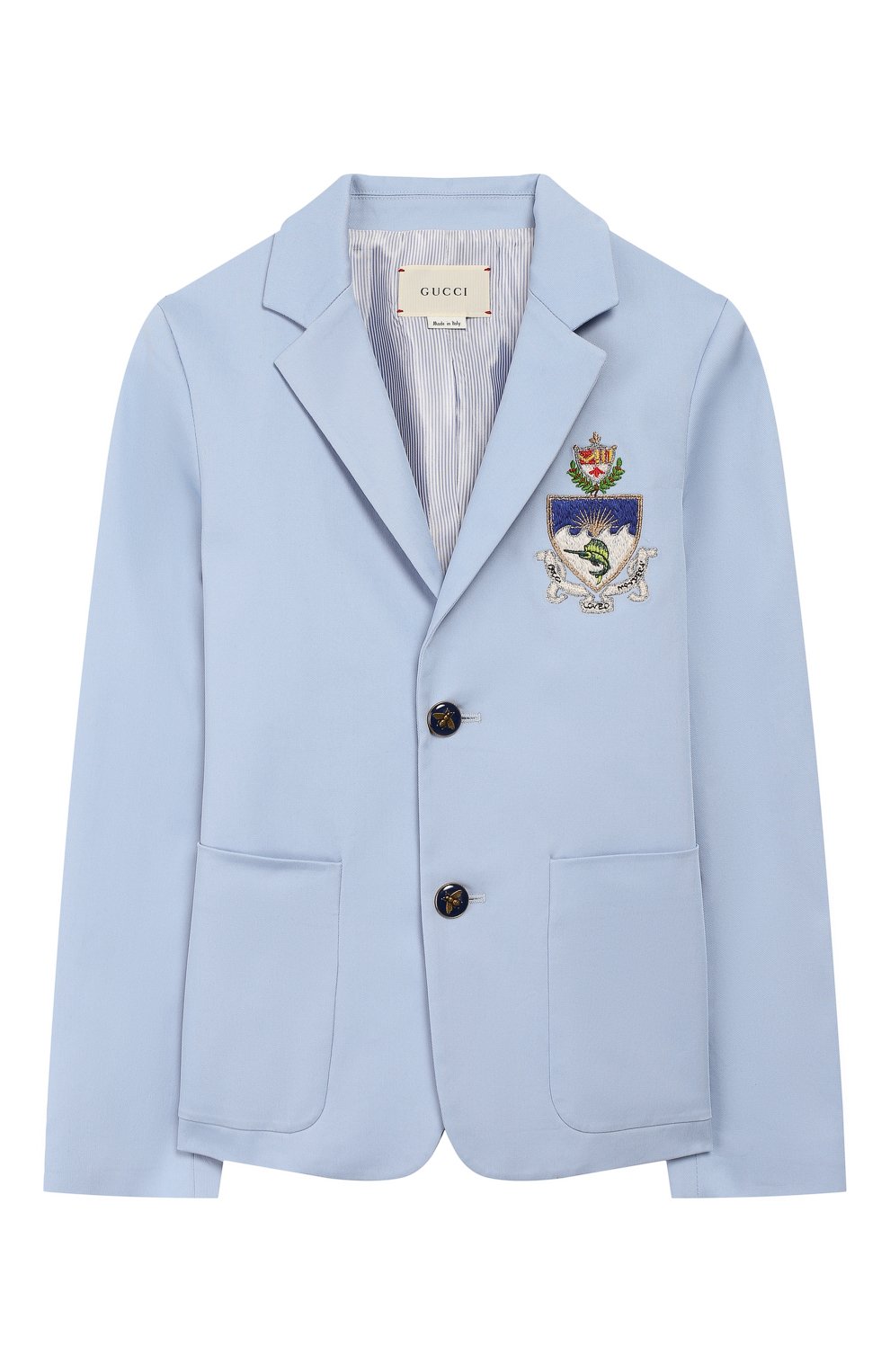 Хлопковый пиджак GUCCI, арт. 540703/XWAA1, фото 1