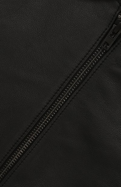 Кожаная куртка на молнии с эластичными манжетами и отложным воротником GIVENCHY, арт. H26013, фото 3