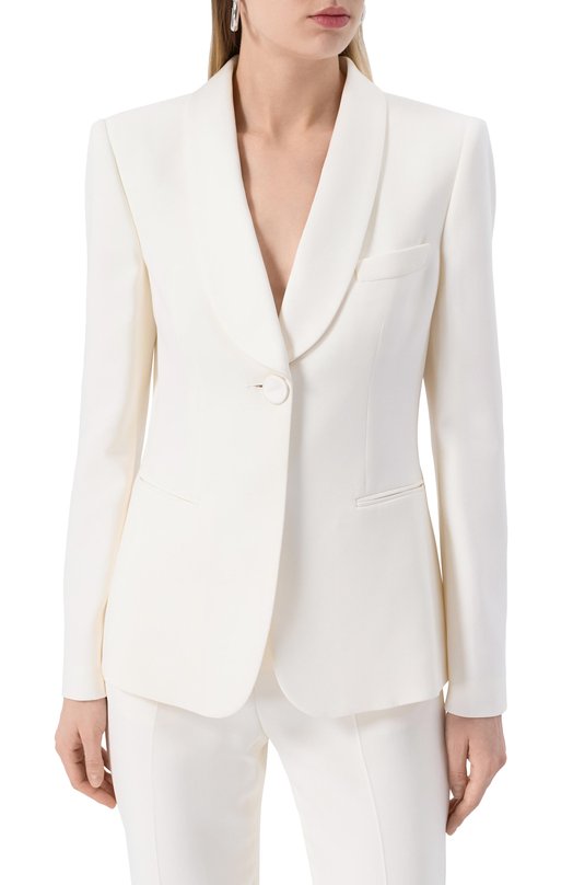 Шелковый костюм Giorgio Armani 8CHAT002/T00EV_2 Белый  8CHAT002/T00EV_2 Фото 2
