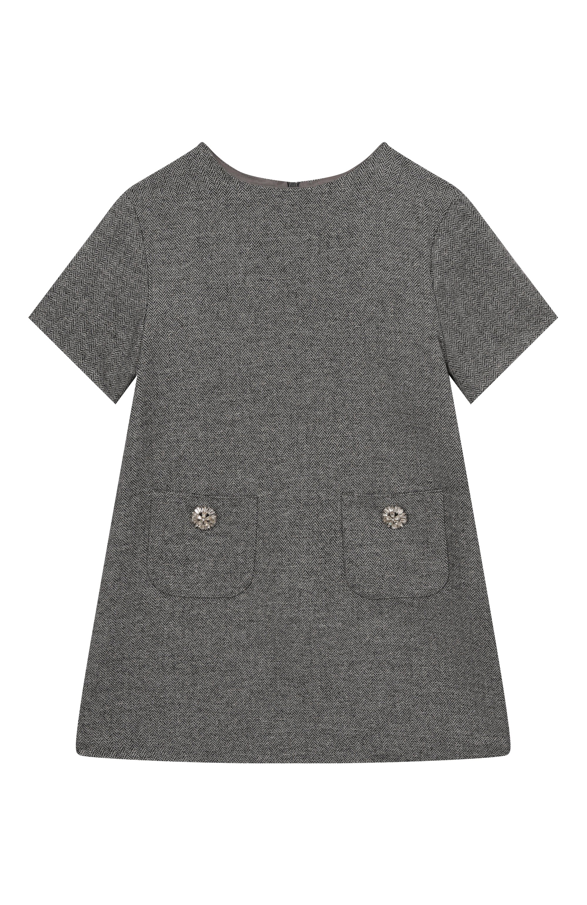 Платье из шерсти и вискозы IL GUFO, арт. A25GVM0001W0065/5-8, фото 1