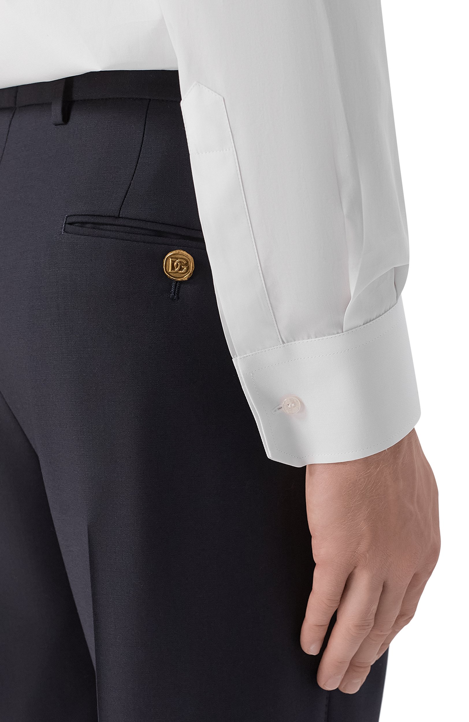 Хлопковая сорочка DOLCE & GABBANA, арт. G5ML1Z/FU5T9, фото 5