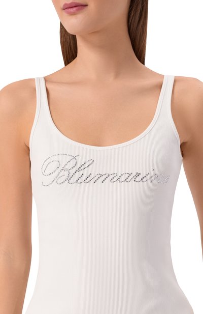 Хлопковая майка BLUMARINE, арт. 2T129A, фото 5