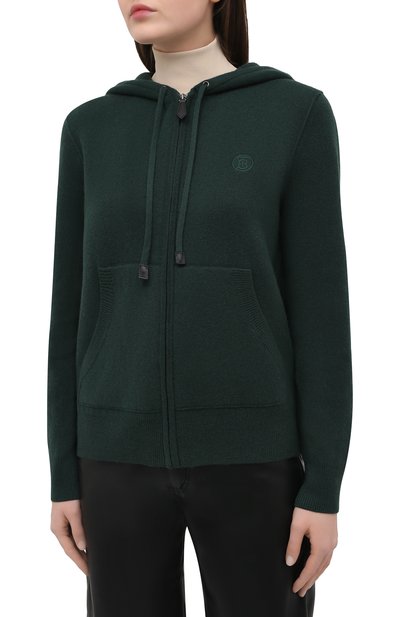 Кашемировый кардиган BURBERRY зеленого цвета по цене 141000 руб., арт. 8037209, фото 3 Кашемировый кардиган BURBERRY, арт. 8037209, фото 3