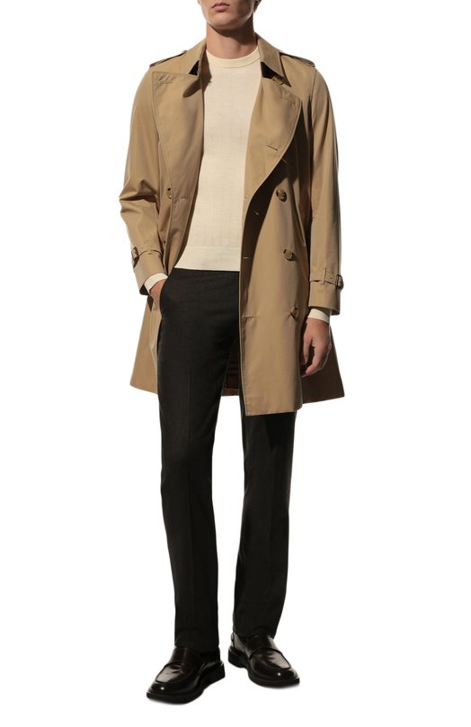 Шерстяной джемпер Il Borgo Cashmere Кремовый, фото 2