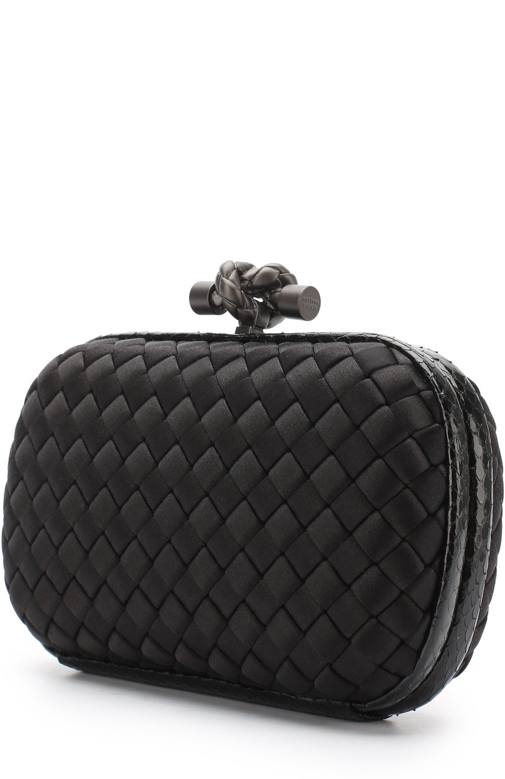 Клатч knot из сатина с плетением intrecciato BOTTEGA VENETA, арт. 113085/VGACB, фото 3
