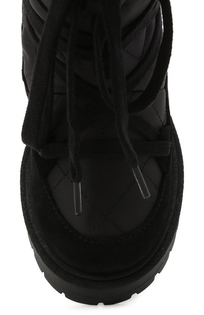 Утепленные сапоги IL GUFO черного цвета по цене 31600 руб., арт. G472/VEL0UR/23-26, фото 4 Утепленные сапоги IL GUFO, арт. G472/VEL0UR/23-26, фото 4