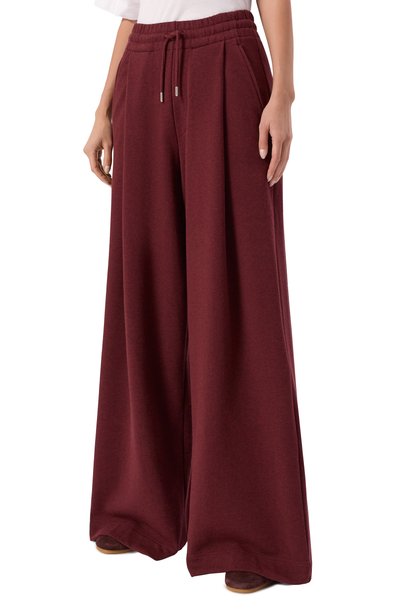 Хлопковые брюки DRIES VAN NOTEN бордового цвета по цене 63700 руб., арт. 131108/4612, фото 3 Хлопковые брюки DRIES VAN NOTEN, арт. 131108/4612, фото 3