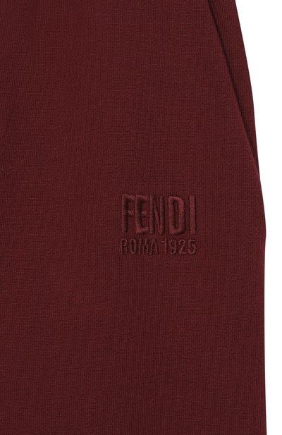 Хлопковые джоггеры FENDI, арт. JUF177/5V0/3A-6A, фото 3
