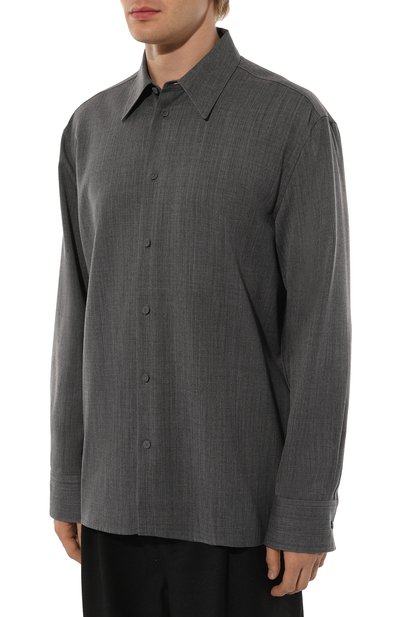 Шерстяная рубашка JIL SANDER, арт. J22DL0242/J40171, фото 3