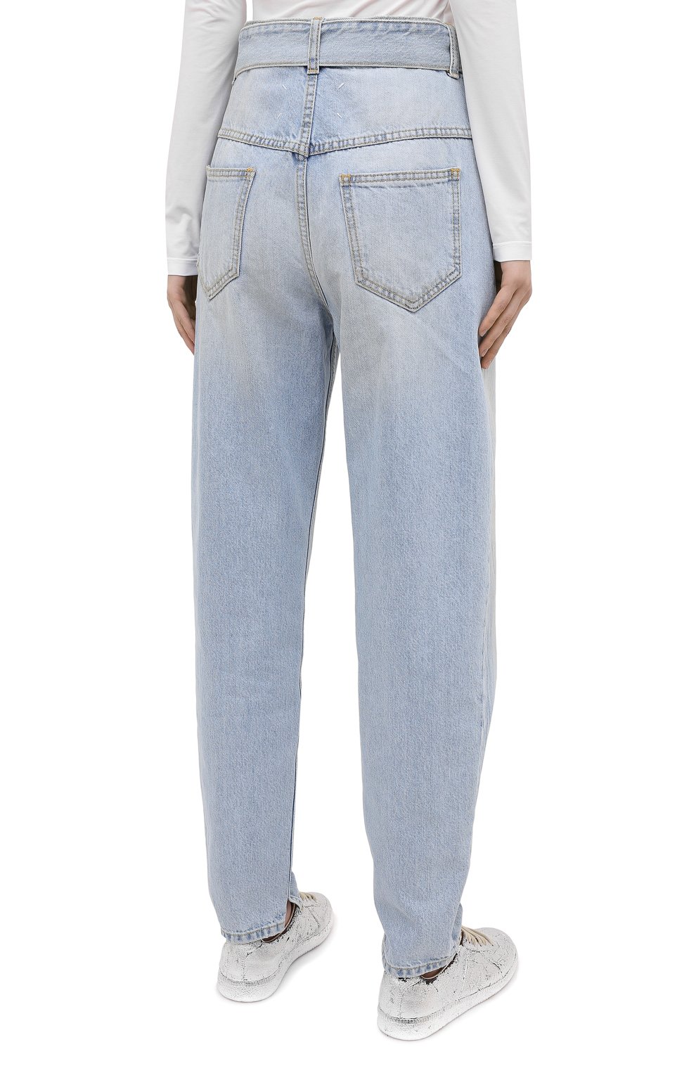 Джинсы MAISON MARGIELA голубого цвета по цене 54650 руб., арт. S51LA0123/S30617, фото 4 Джинсы MAISON MARGIELA, арт. S51LA0123/S30617, фото 4