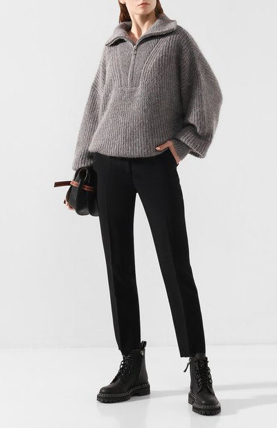 Свитер ISABEL MARANT ETOILE серого цвета по цене 33850 руб., арт. PU1109-19A064E/MYCLAN, фото 2 Свитер ISABEL MARANT ETOILE, арт. PU1109-19A064E/MYCLAN, фото 2