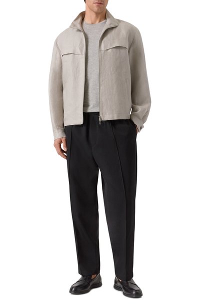 Льняной бомбер 12 STOREEZ, арт. 132378, фото 2