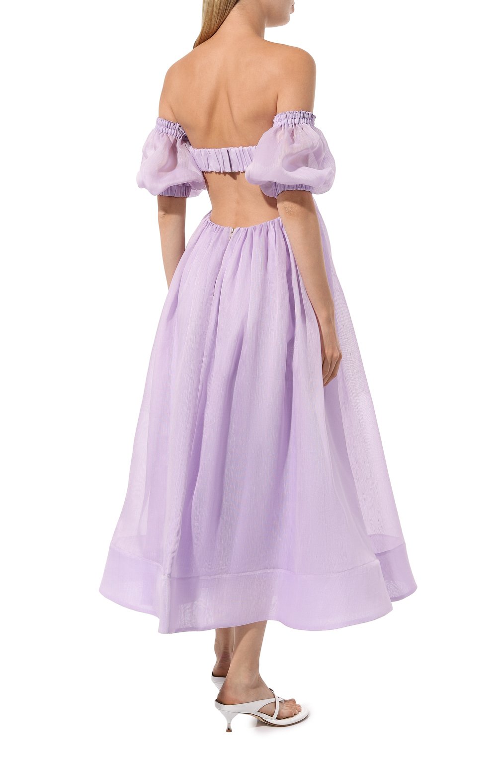 Платье изо льна и шелка YVON, арт. 20231505, фото 4