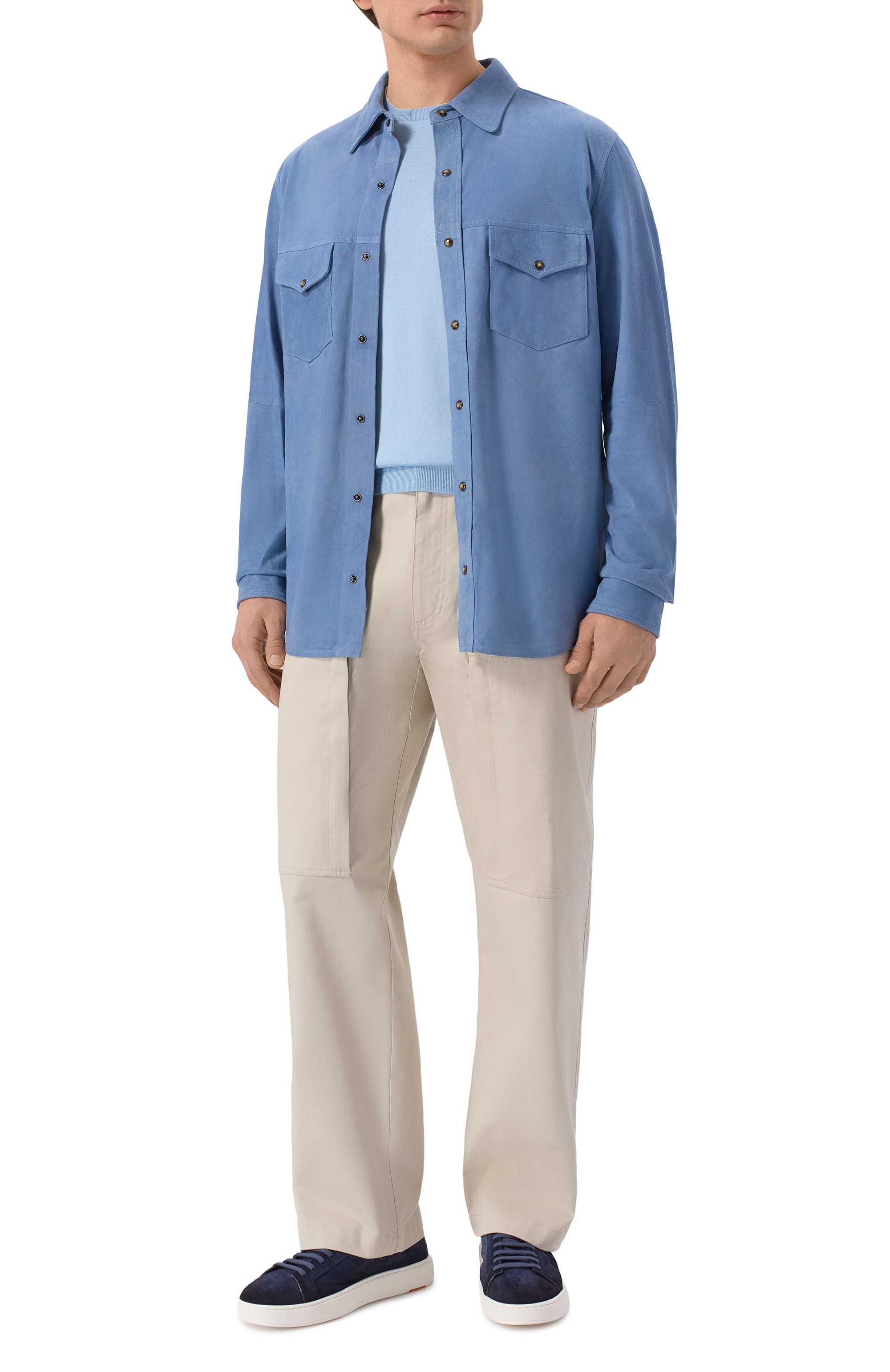 Замшевая рубашка JACOB COHEN, арт. JUM_E0019 081 D1391 RW, фото 2