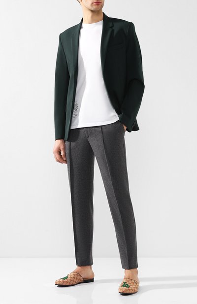 Текстильные сабо с логотипом new york yankees™ GUCCI, арт. 538951/KQW00, фото 2