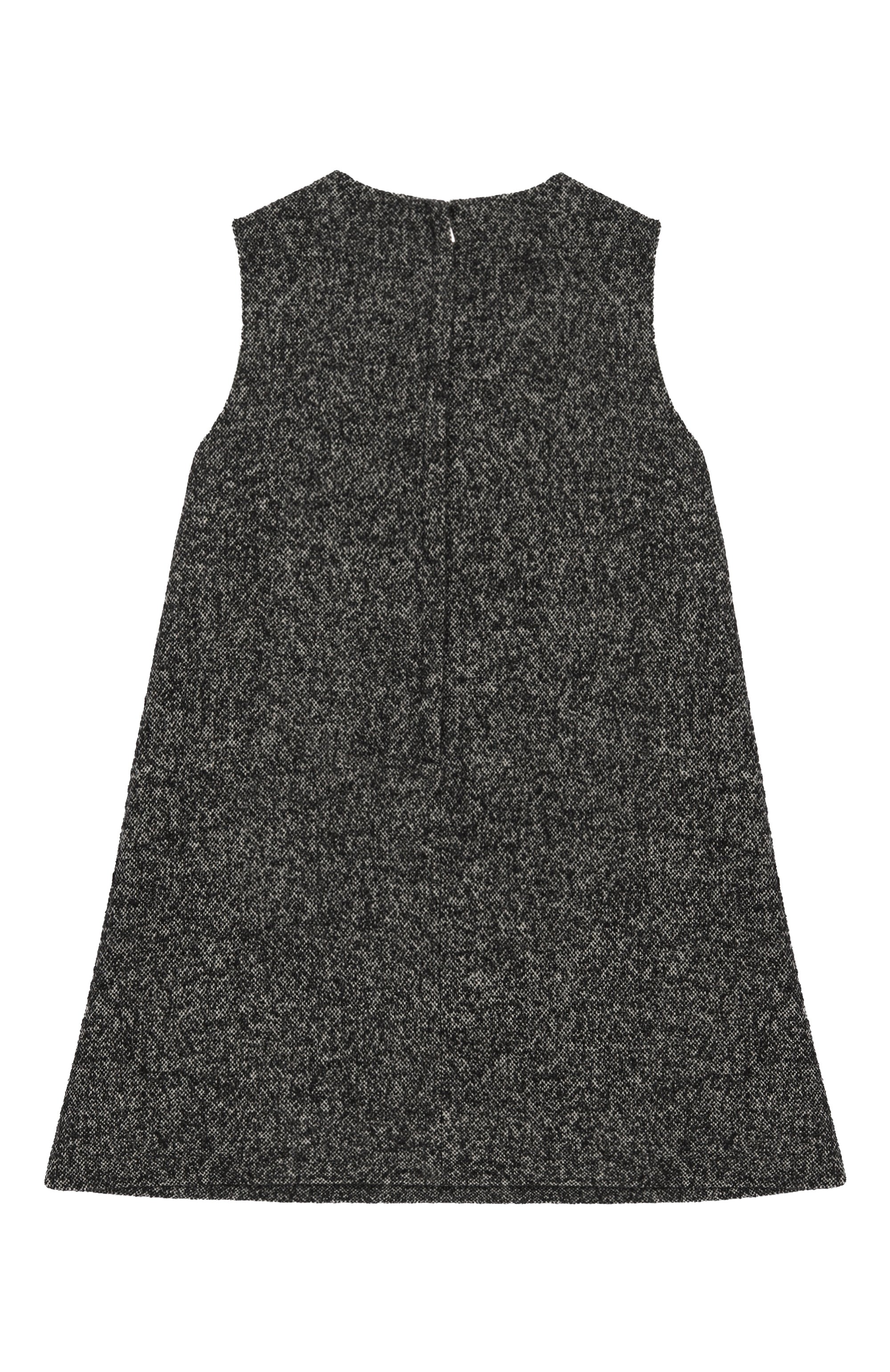 Шерстяное платье DOLCE & GABBANA темно-серого цвета по цене 59900 руб., арт. L54DJ1/FMZA0/2-6, фото 2 Шерстяное платье DOLCE & GABBANA, арт. L54DJ1/FMZA0/2-6, фото 2