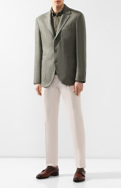 Кожаные монки SANTONI, арт. MCC016036PC4HBTKM48, фото 2