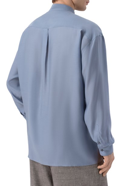 Рубашка из лиоцелла и шелка GIORGIO ARMANI, арт. GM003495/TE20923, фото 4