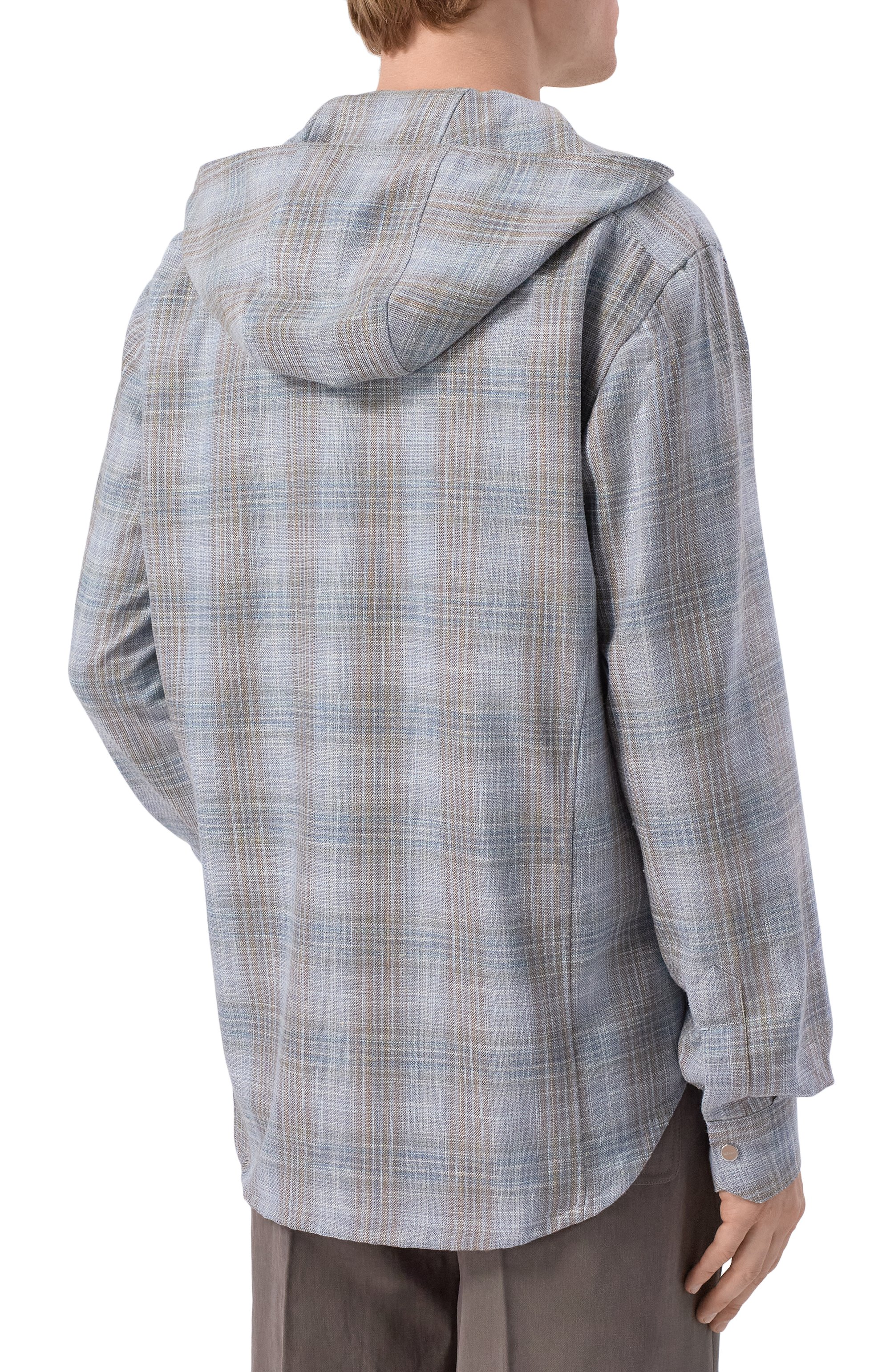 Рубашка из шерсти и шелка KITON, арт. UMCMARK0628G10, фото 4