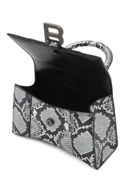 Сумка hourglass xs BALENCIAGA серебряного цвета по цене 199500 руб., арт. 592833/1I035, фото 4 Сумка hourglass xs BALENCIAGA, арт. 592833/1I035, фото 4