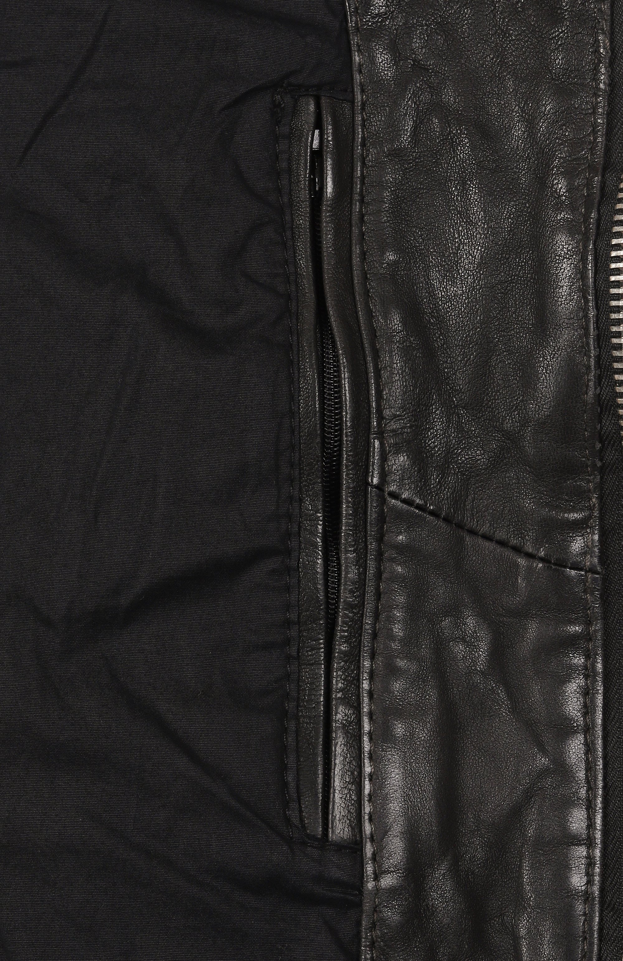 Кожаный бомбер NEVER ENOUGH, арт. MJL057, фото 7