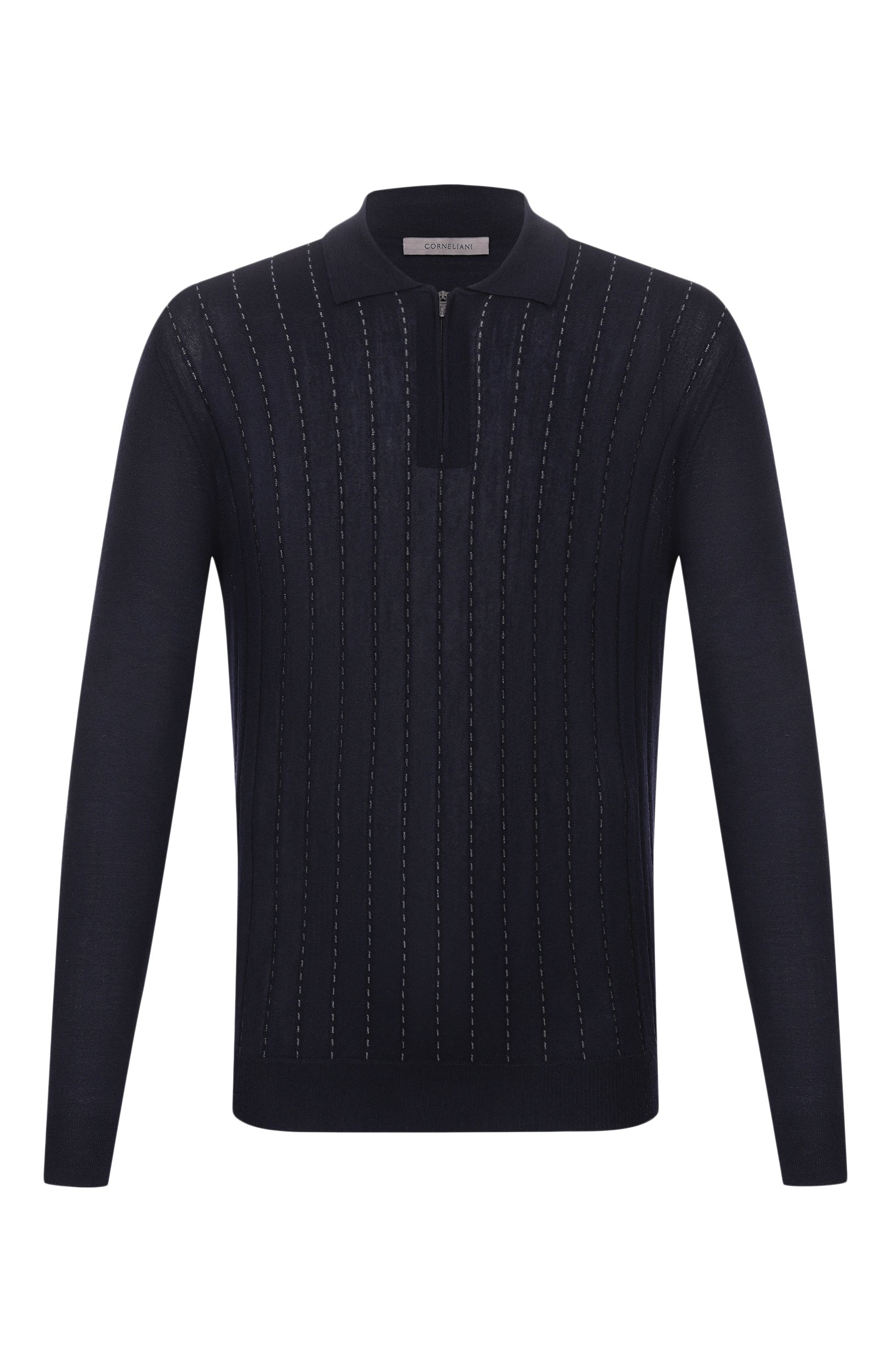 Поло из шерсти и шелка CORNELIANI, арт. 28M563/2A25101, фото 1