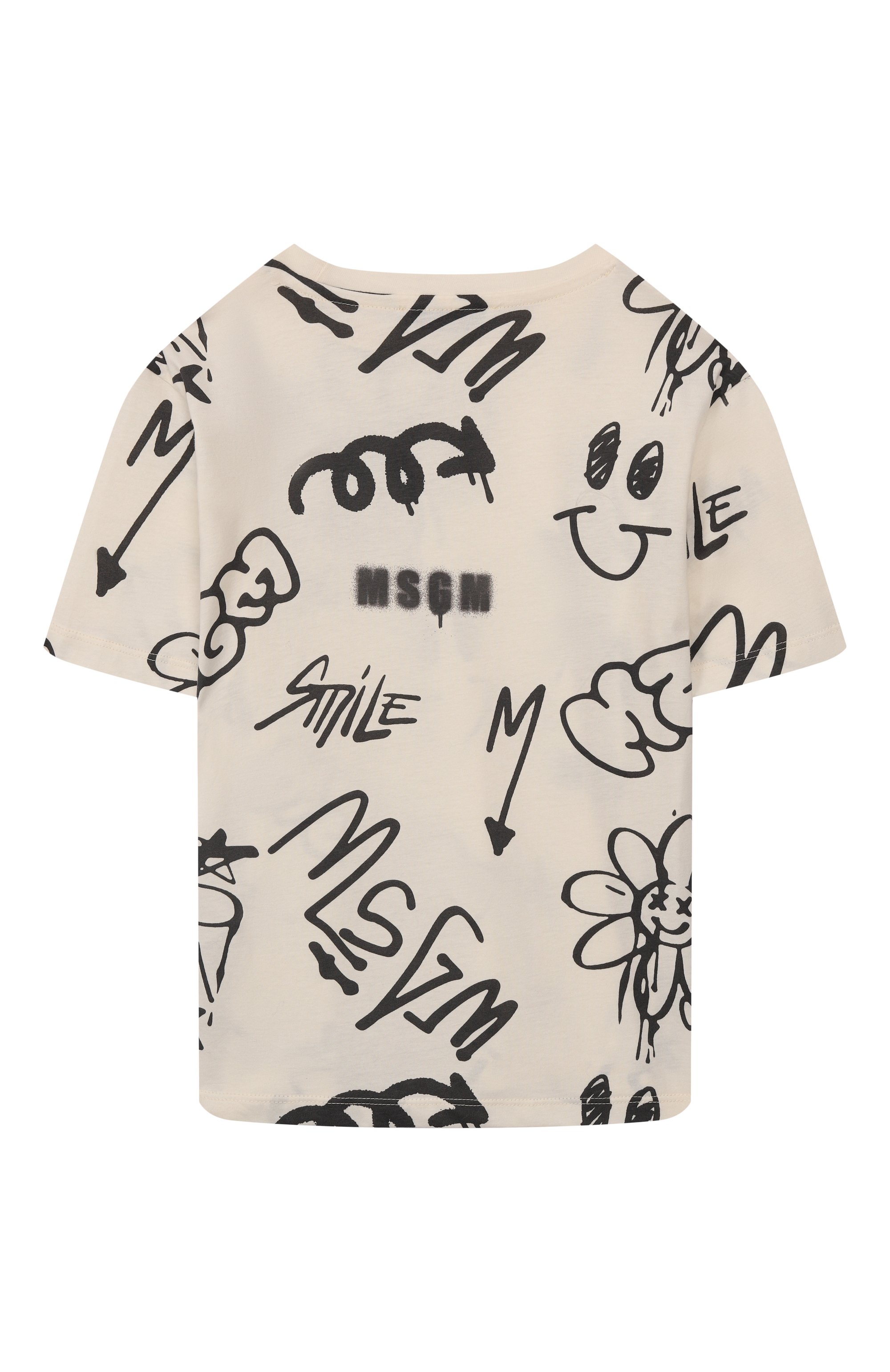 Хлопковая футболка MSGM KIDS, арт. F5MSJBTH244, фото 2