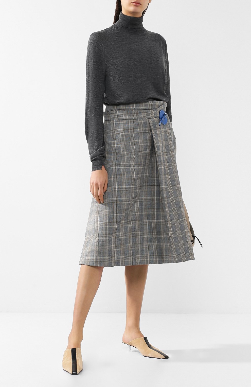 Однотонная шерстяная водолазка CELINE, арт. 23GJ6322C, фото 2