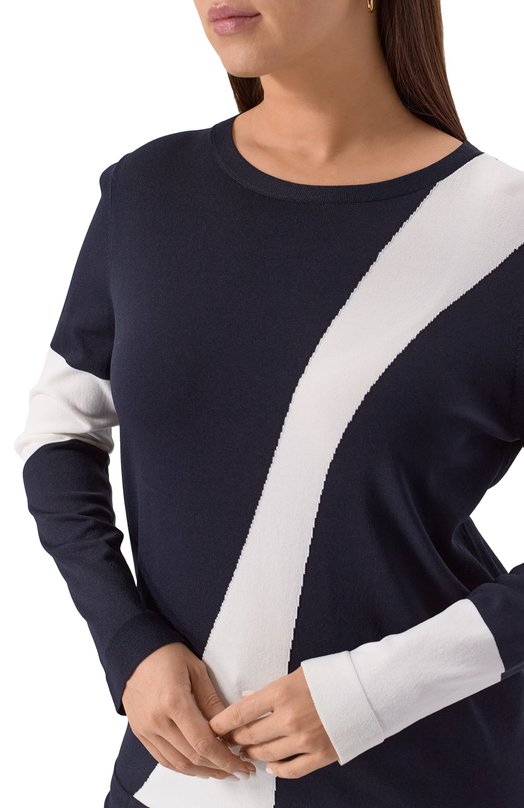 Пуловер из вискозы Persona by Marina Rinaldi INN0CU0 Синий  INN0CU0 Фото 5