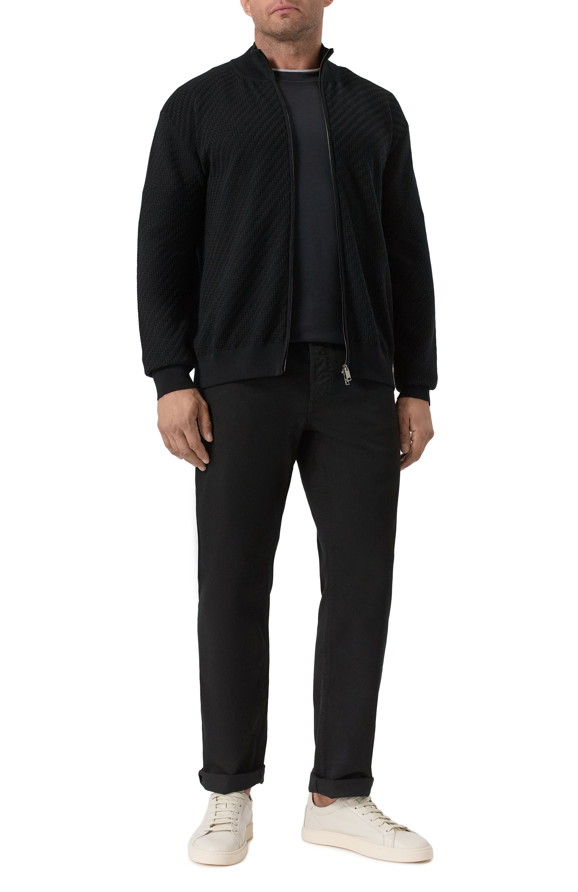 Футболка из шелка и хлопка BRUNELLO CUCINELLI, арт. MH8367427W, фото 2