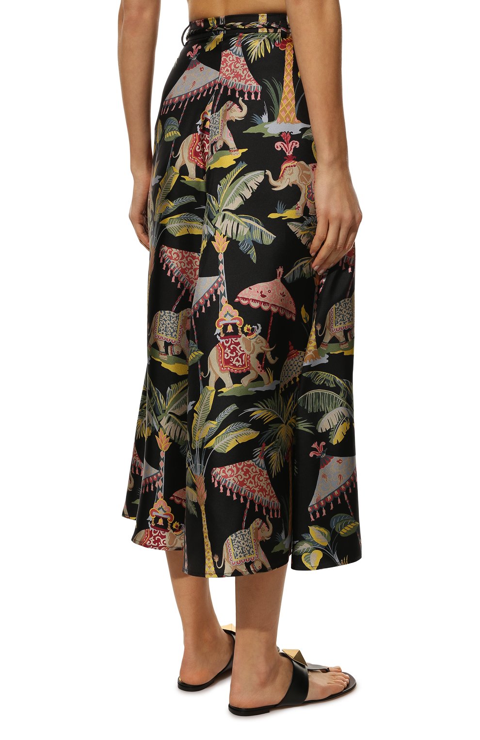 Шелковая юбка REDVALENTINO, арт. XR0RAI30/6ES, фото 4