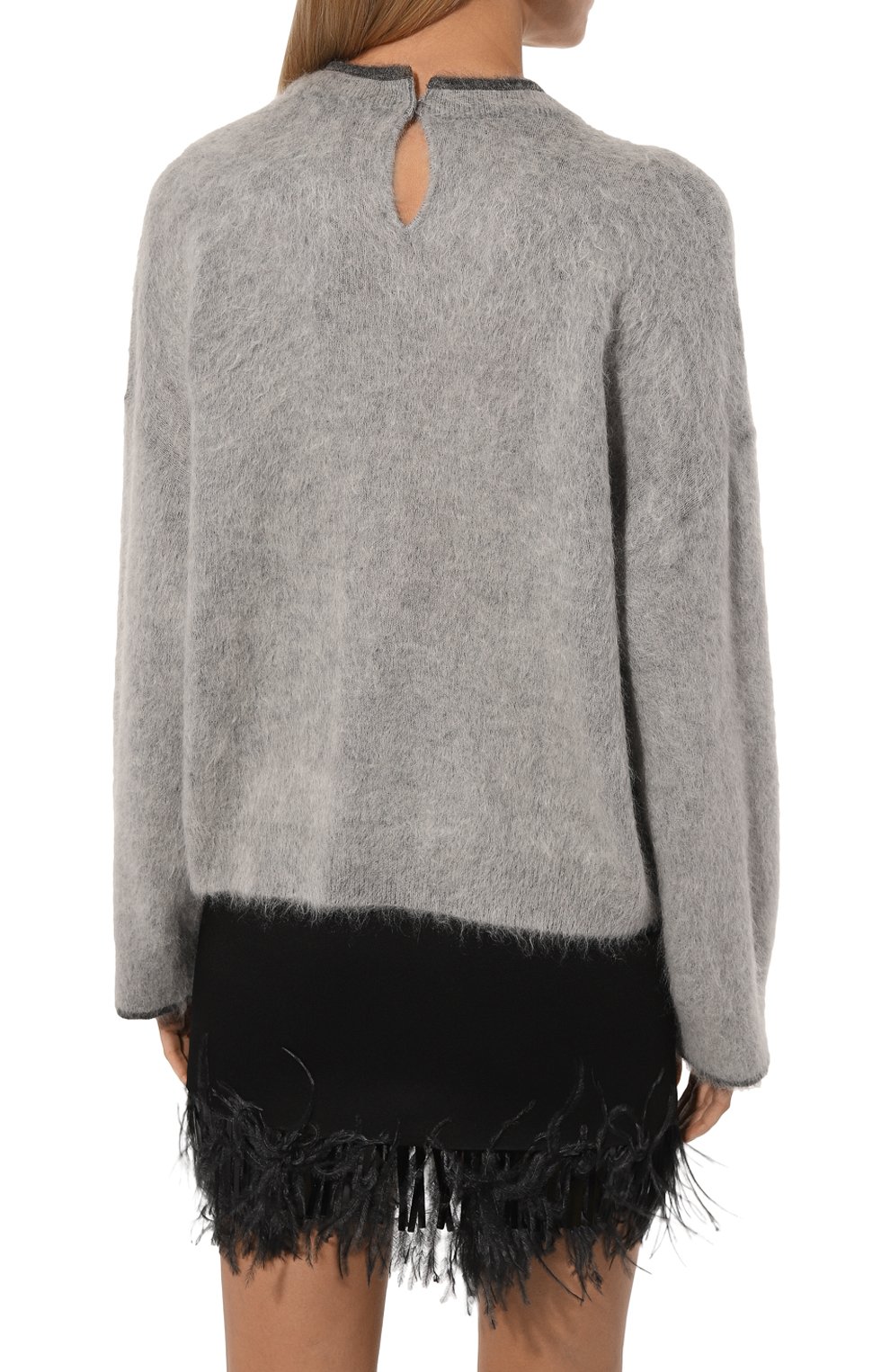 Пуловер из шерсти и кашемира BRUNELLO CUCINELLI, арт. MBP108600, фото 4