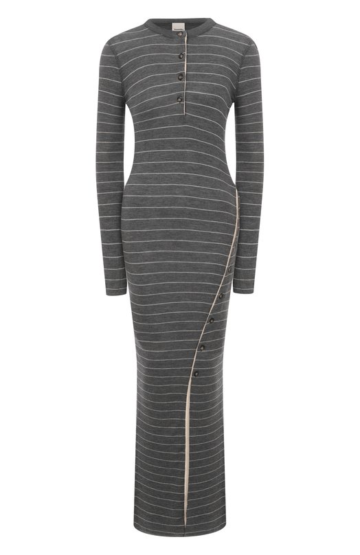 Шерстяное платье Nanushka DAK0A Серый DAK0A