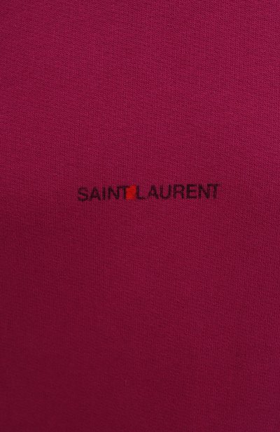 Хлопковое худи SAINT LAURENT, арт. 666164/YBQZ2, фото 5