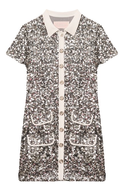 Платье с отделкой пайетками BLUMARINE, арт. BFAB028C/TV105/14-16A