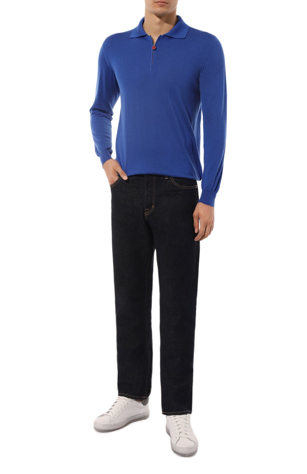 Поло из кашемира и шелка KITON, арт. UMKX05ZK101, фото 2