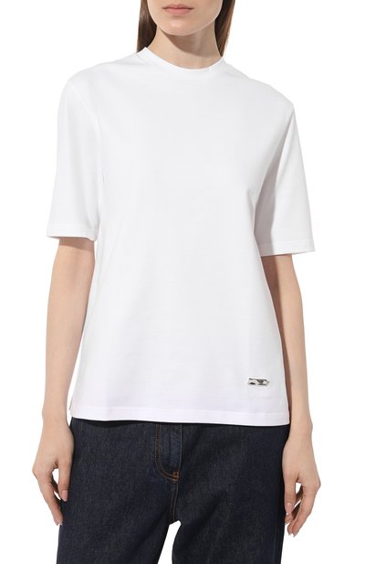 Хлопковая футболка JIL SANDER, арт. J02GC0109/J20073, фото 3