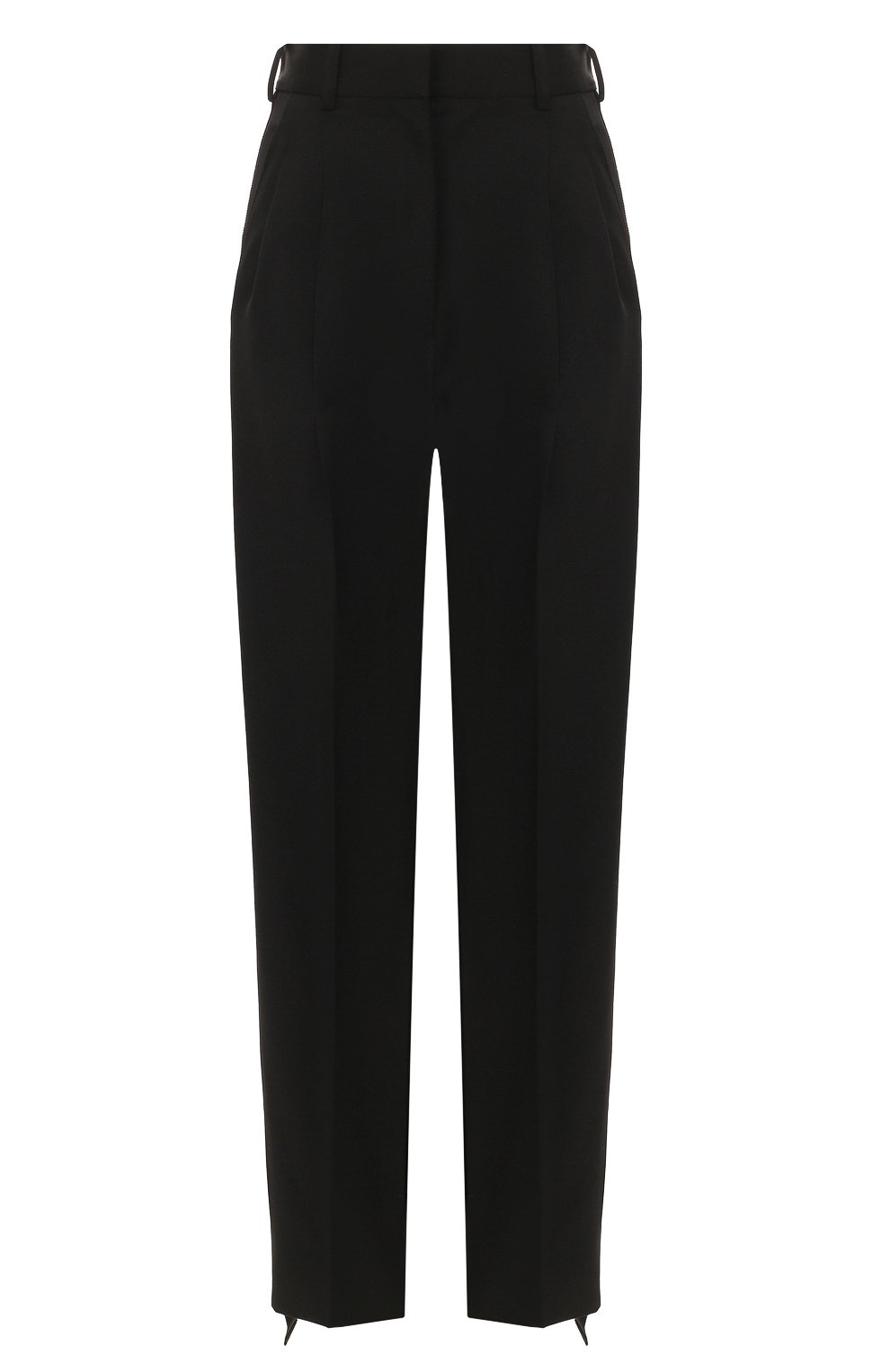 Шерстяные брюки STELLA MCCARTNEY черного цвета по цене 71900 руб., арт. 600504/SFB18, фото 1 Шерстяные брюки STELLA MCCARTNEY, арт. 600504/SFB18, фото 1