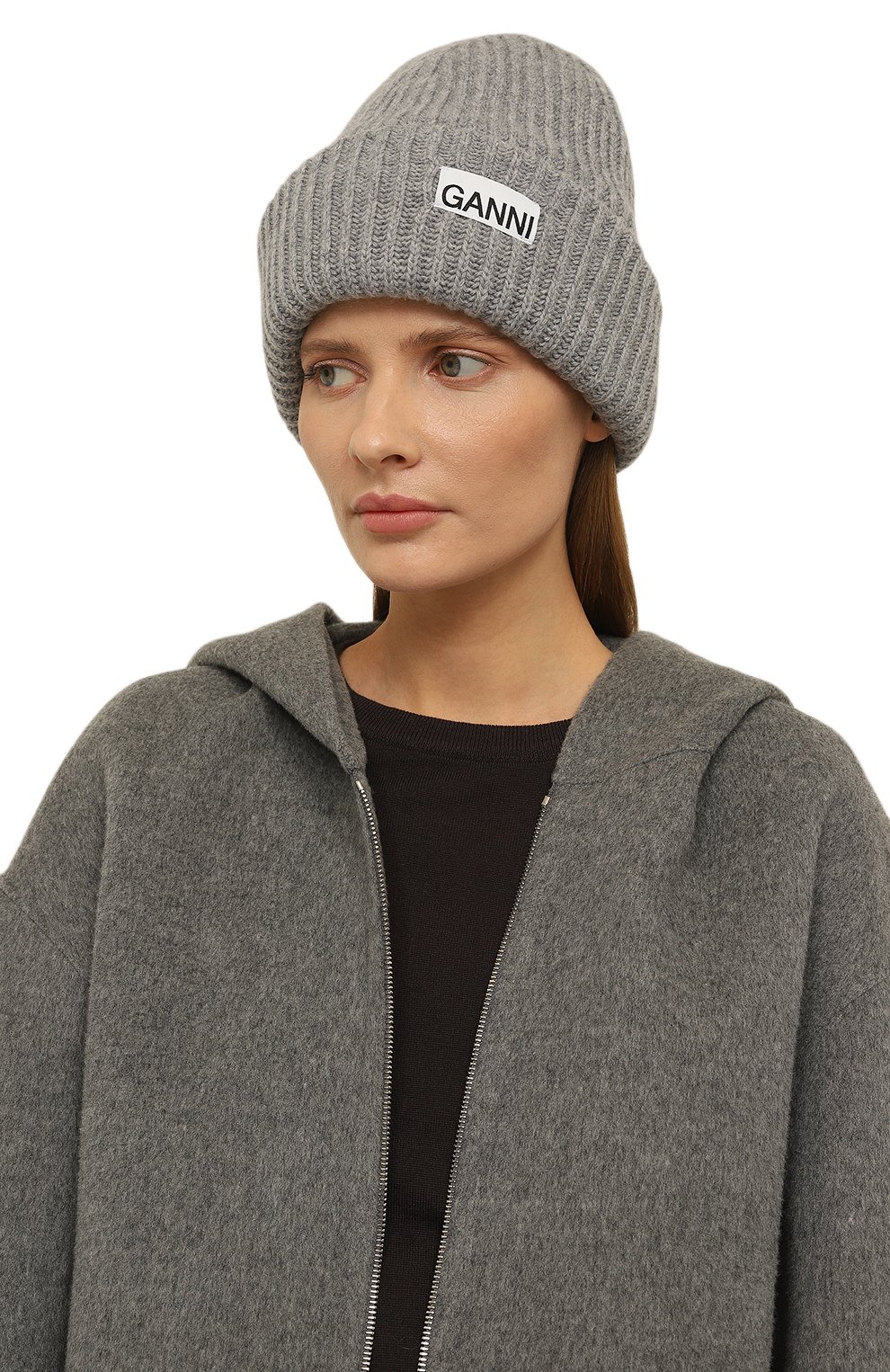 Шерстяная шапка GANNI, арт. A4429, фото 2