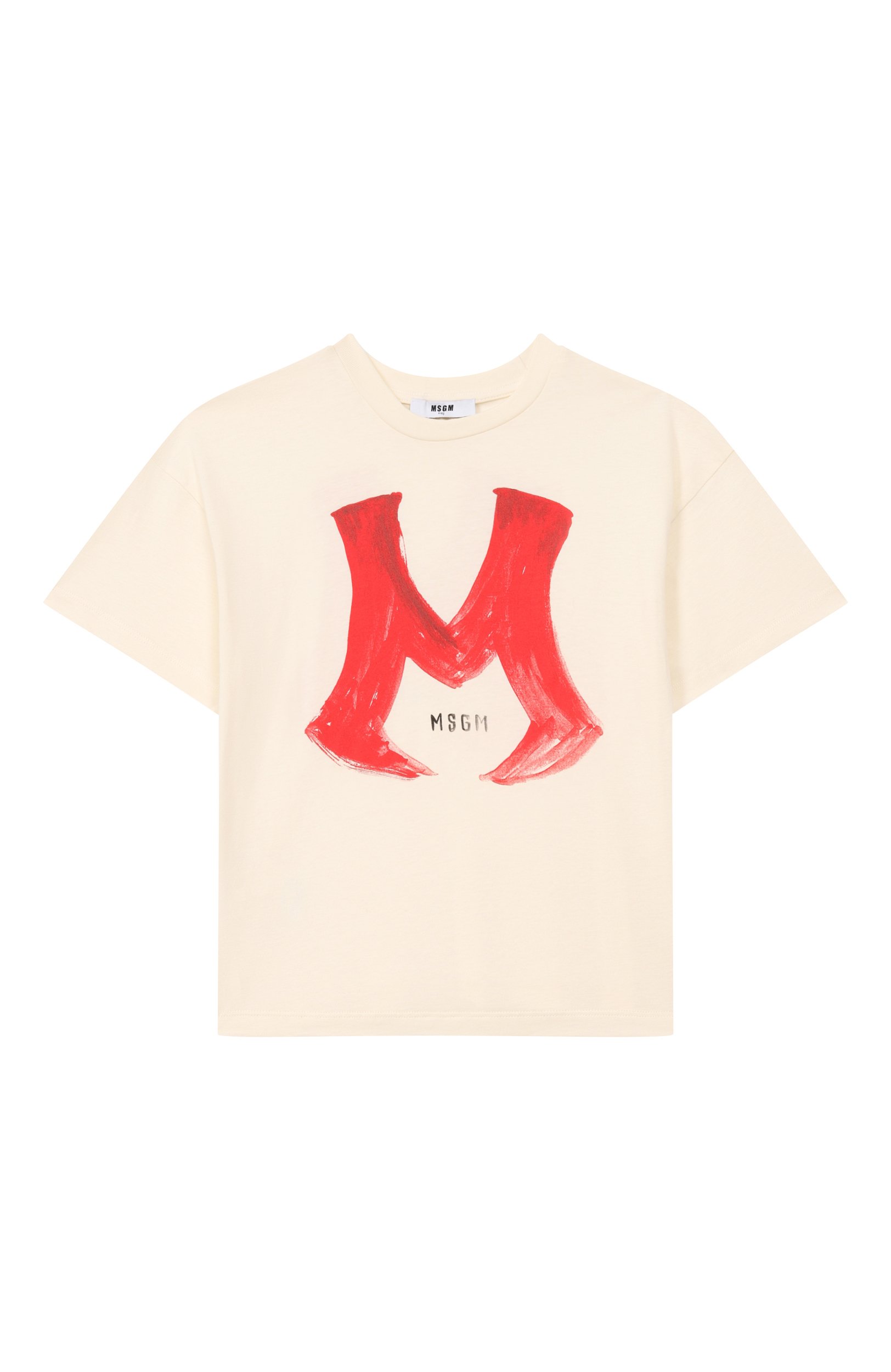 Хлопковая футболка MSGM KIDS, арт. F6MSJBTH273, фото 1