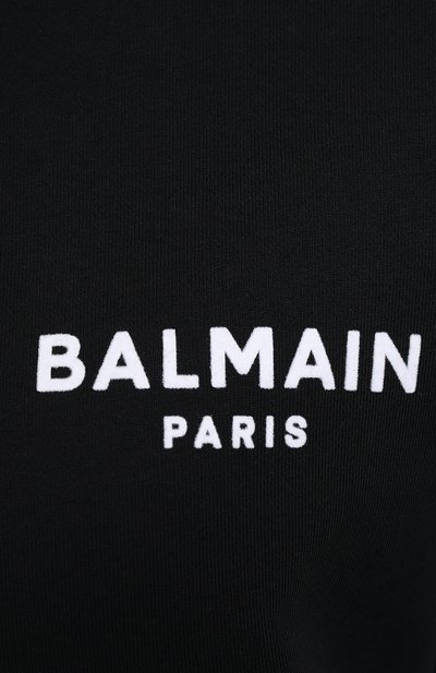 Хлопковое худи BALMAIN, арт. VF13792/B015, фото 5
