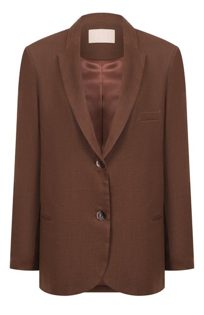 Женский льняной жакет ALBUS LUMEN, арт. AL.RT25.006.CLASSICBLAZER