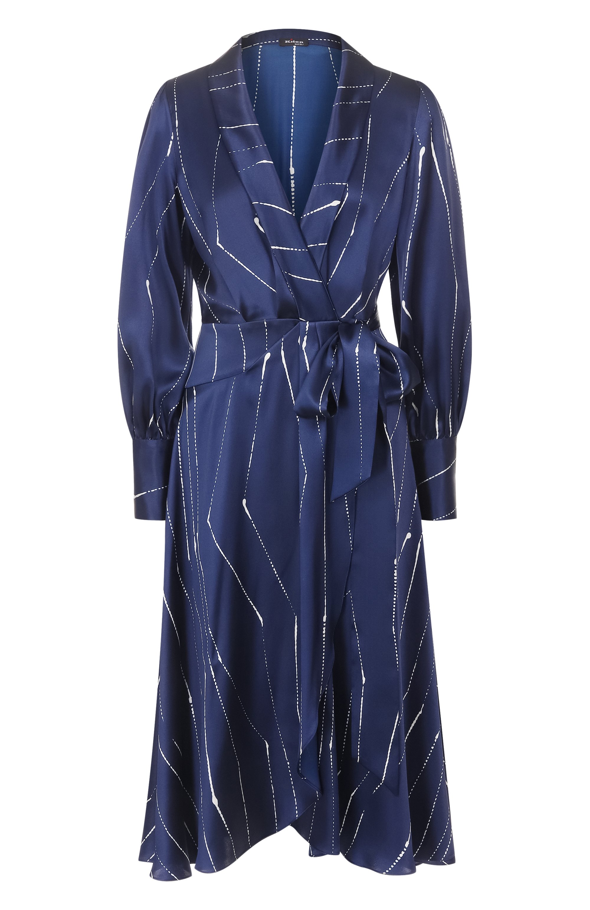 Атласное платье KITON, арт. D61301K0873G03, фото 1