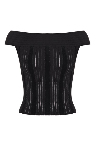 Женский топ из вискозы BALMAIN, арт. GF1AJ080/KJ37