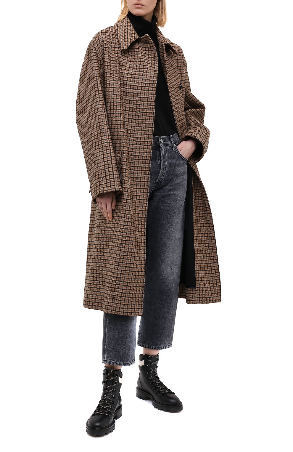 Кожаные ботинки eshe JIMMY CHOO, арт. ESHE FLAT/HLN, фото 2