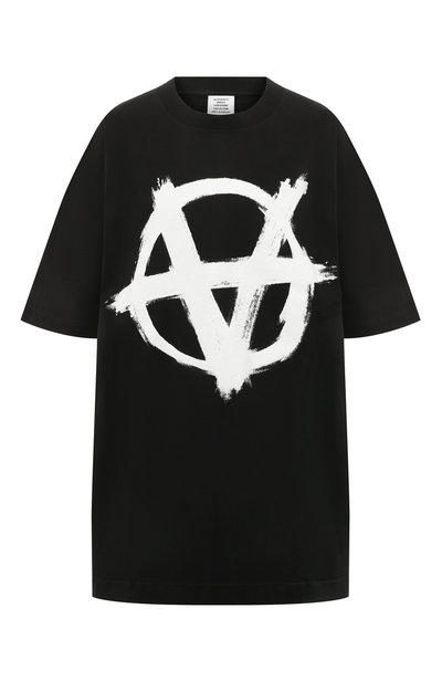 Хлопковая футболка VETEMENTS, арт. UE63TR501X