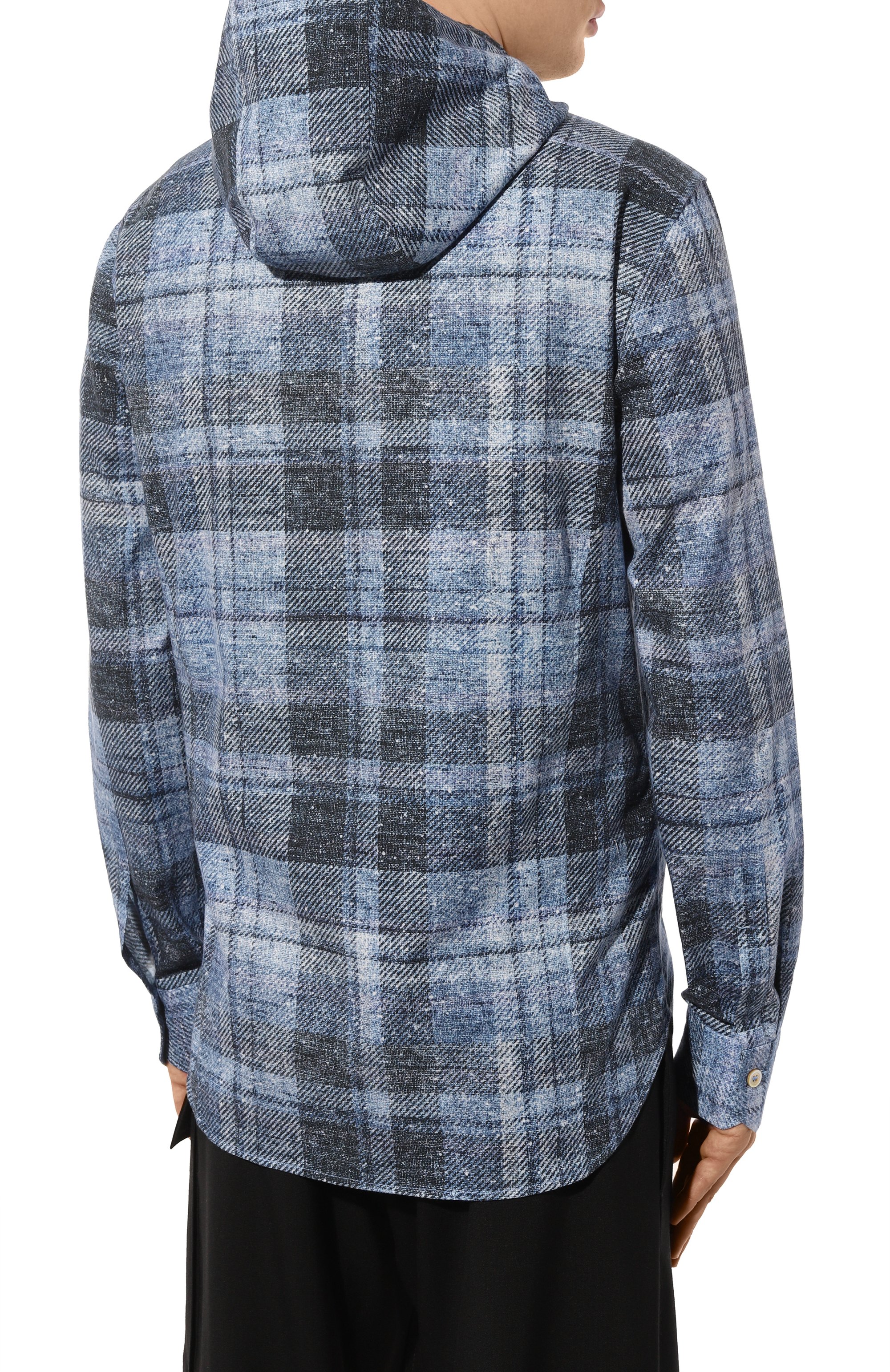 Хлопковая рубашка KITON, арт. UMCMARH0867501, фото 4