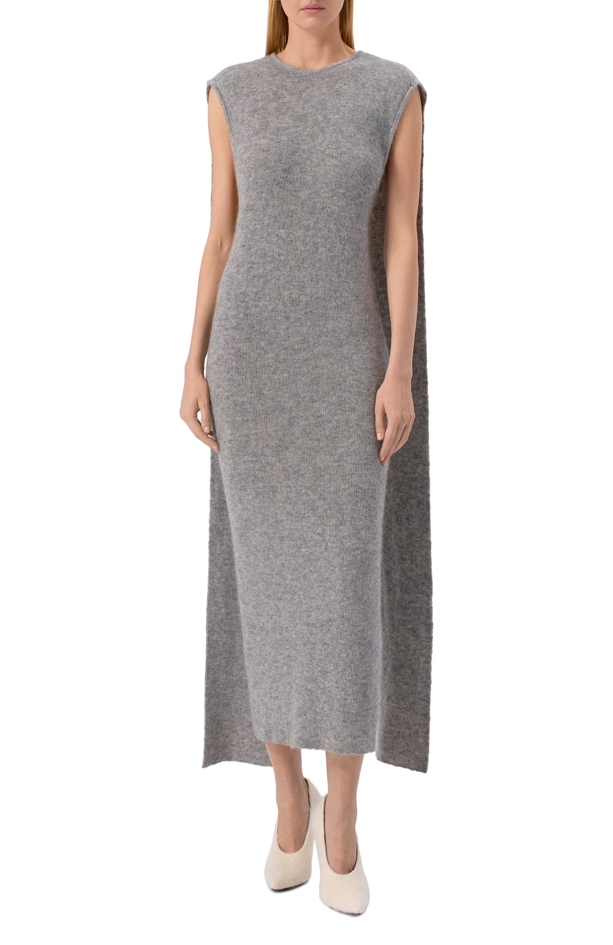 Шерстяное платье MAGDA BUTRYM серого цвета по цене 218000 руб., арт. 319925, фото 2 Шерстяное платье MAGDA BUTRYM, арт. 319925, фото 2