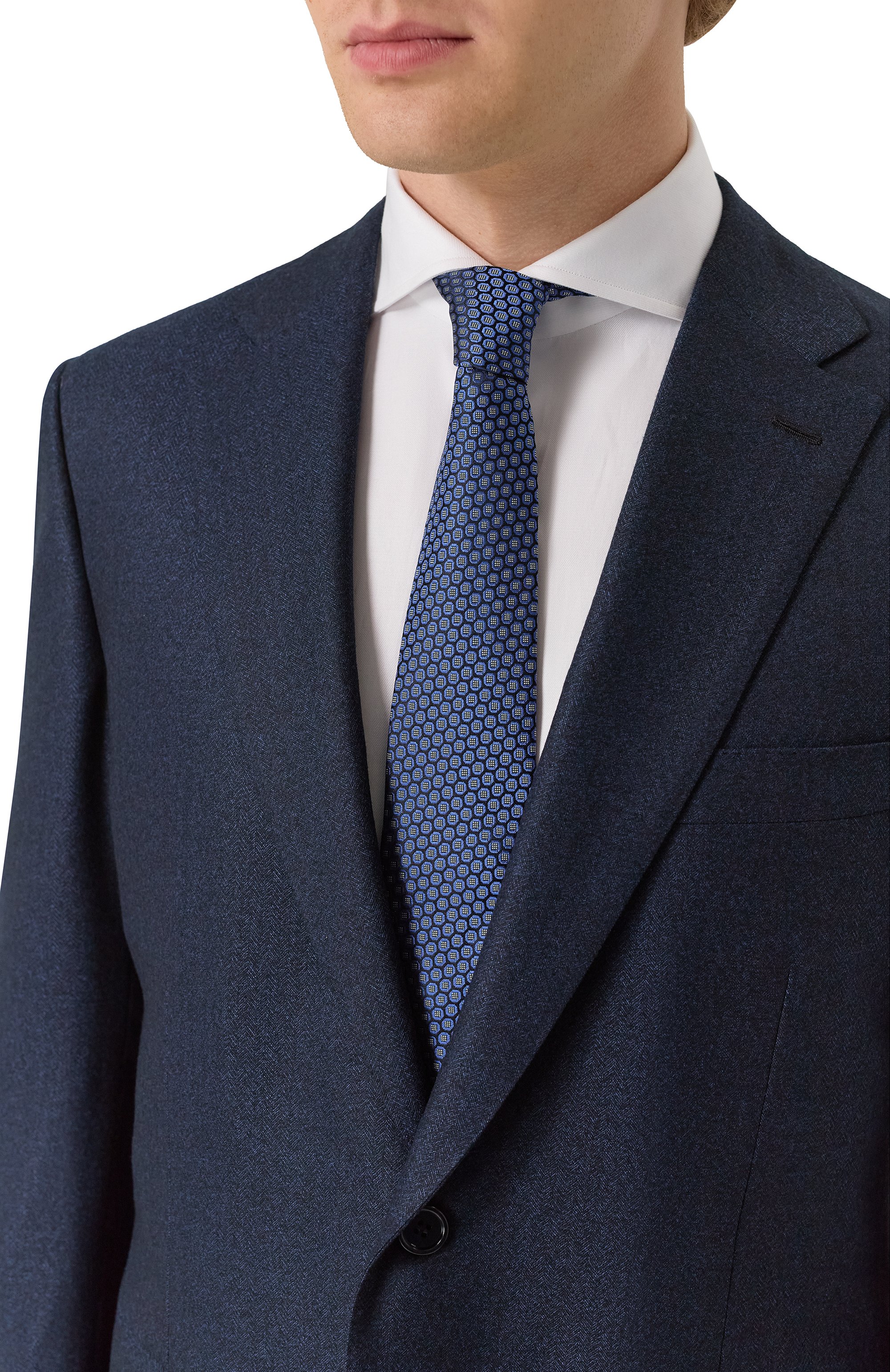 Шелковый галстук CANALI, арт. 18/HJ04405, фото 2